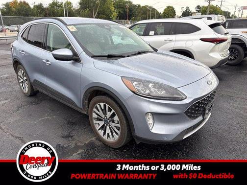 Blue Silver Metallic 2022 Ford Escape Titanium