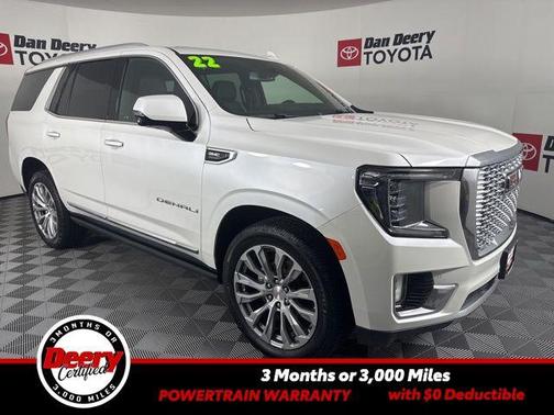 White Frost Tricoat 2022 GMC Yukon Denali