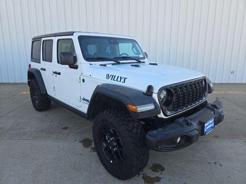Bright White Clearcoat 2025 Jeep Wrangler 4xe Willys