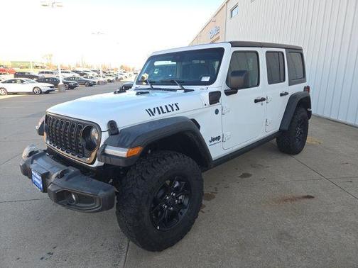 Bright White Clearcoat 2025 Jeep Wrangler 4xe Willys