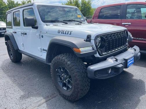 Bright White Clearcoat 2025 Jeep Wrangler 4xe Willys
