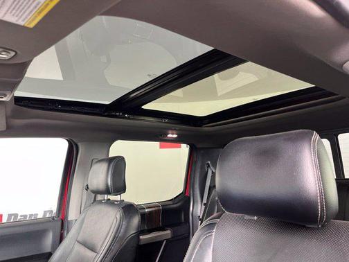 Red 2016 Ford F-150 Lariat