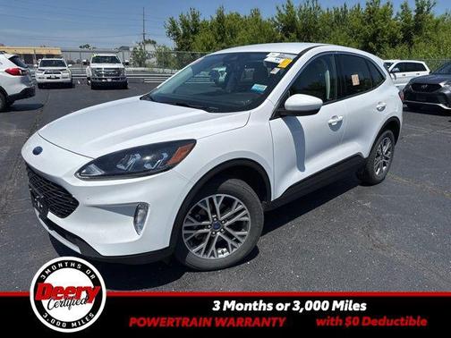 Oxford White 2022 Ford Escape SEL