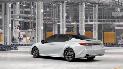 Wind Chill Pearl with Midnight Black Metallic roof 2026 Toyota Camry XSE