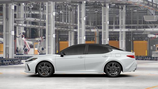 Wind Chill Pearl with Midnight Black Metallic roof 2026 Toyota Camry XSE