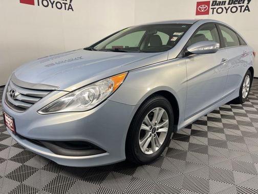 Iridescent Silver Blue Pearl 2014 Hyundai SONATA GLS