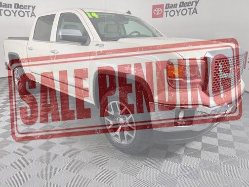 White Diamond Tricoat 2014 GMC Sierra 1500 SLT