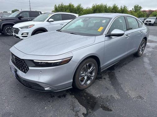 Solar Silver Metallic 2024 Honda Accord Hybrid EX-L
