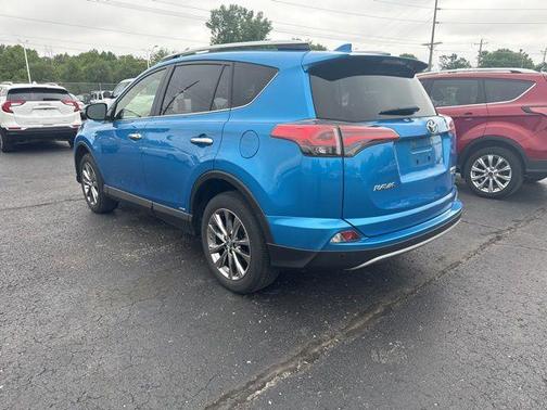 Blue 2018 Toyota RAV4 Hybrid Limited
