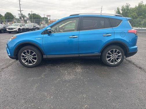 Blue 2018 Toyota RAV4 Hybrid Limited