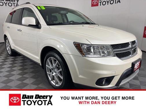 Pearl White Tri-Coat 2013 Dodge Journey Crew