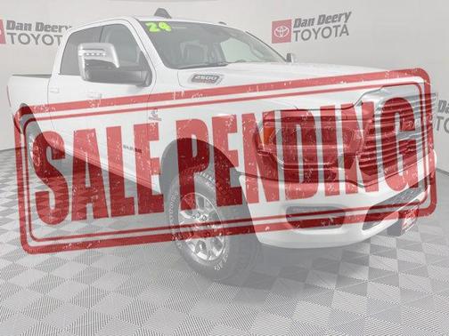 Bright White Clearcoat 2024 RAM 2500 Laramie Crew Cab 4x4 6'4' Box