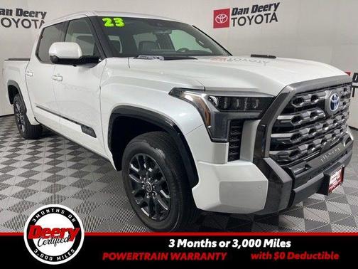 Pearl 2023 Toyota Tundra Hybrid Platinum