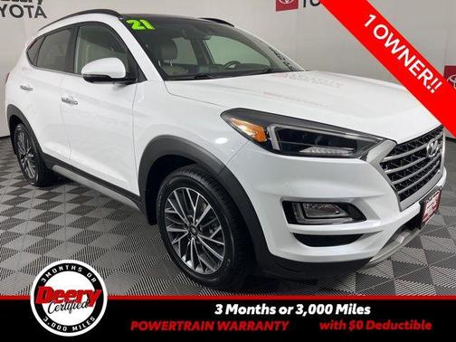 White Cream 2021 Hyundai TUCSON Ultimate