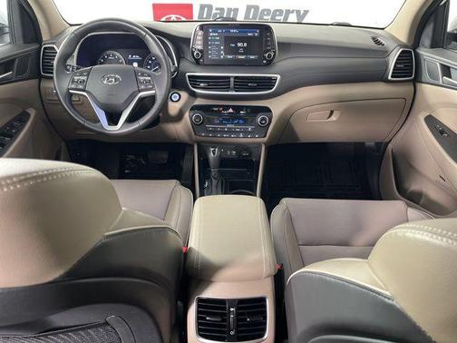 White Cream 2021 Hyundai TUCSON Ultimate