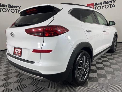 White Cream 2021 Hyundai TUCSON Ultimate