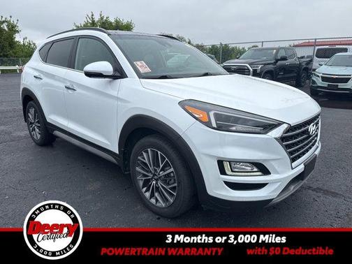 White Cream 2021 Hyundai TUCSON Ultimate