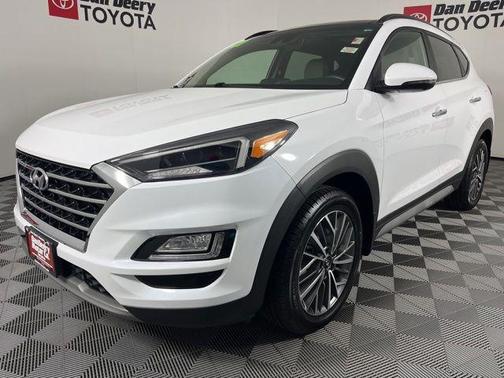 White Cream 2021 Hyundai TUCSON Ultimate