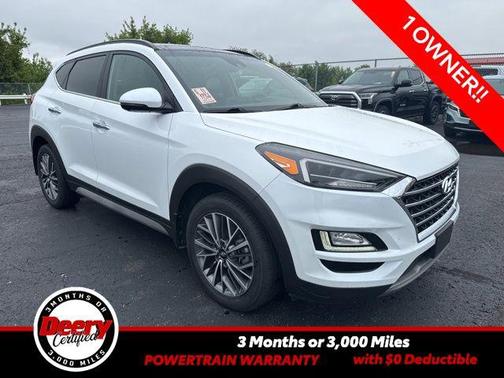 White Cream 2021 Hyundai TUCSON Ultimate