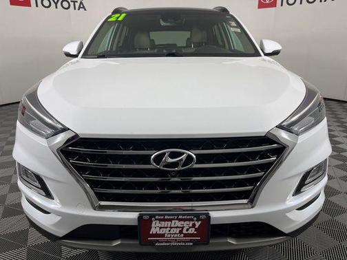 White Cream 2021 Hyundai TUCSON Ultimate