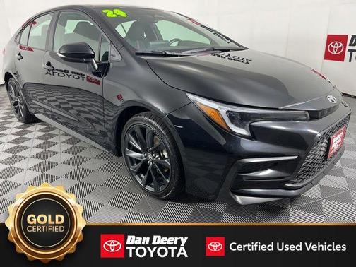 Midnight Black Metallic 2024 Toyota Corolla SE