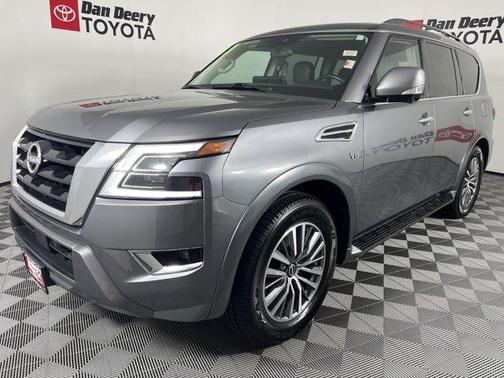 Gun Metallic 2021 Nissan Armada SL 4WD