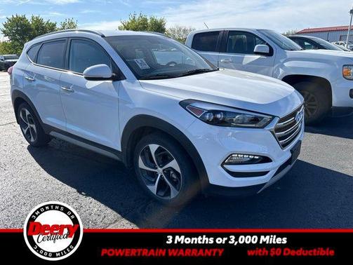 Dazzling White 2017 Hyundai TUCSON Limited