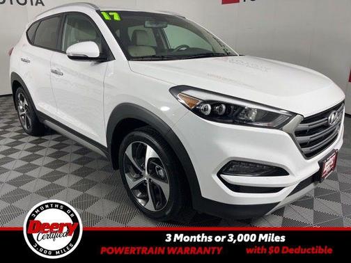 Dazzling White 2017 Hyundai TUCSON Limited