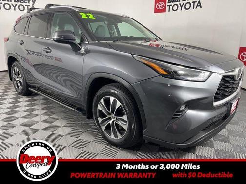 Magnetic Gray Metallic 2022 Toyota Highlander XLE