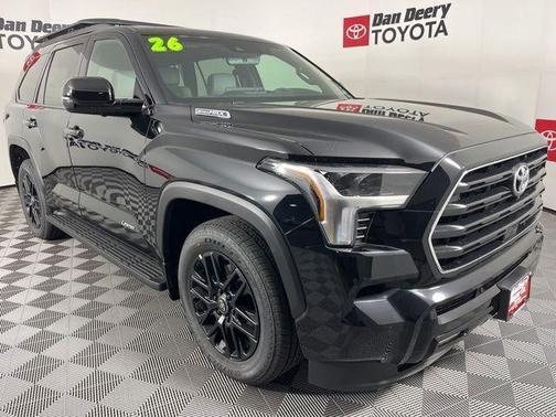 Midnight Black Metallic 2026 Toyota Sequoia Limited