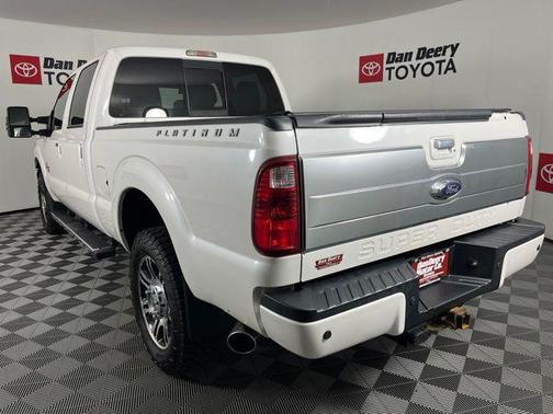 White Platinum Clearcoat Metallic 2014 Ford F-350 Platinum