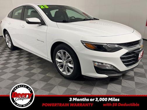 Summit White 2023 Chevrolet Malibu FWD 1LT