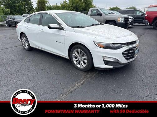 Summit White 2023 Chevrolet Malibu FWD 1LT