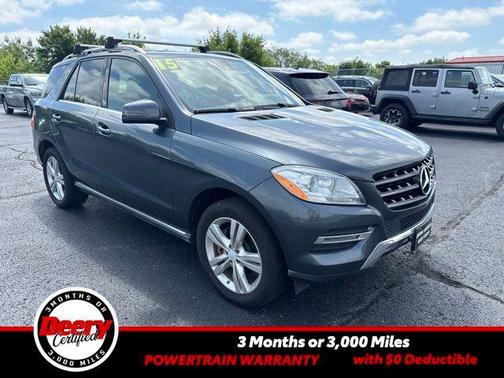 Steel Gray Metallic 2015 Mercedes-Benz M-Class 4MATIC