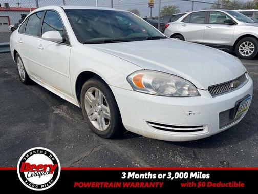 Summit White 2012 Chevrolet Impala LT