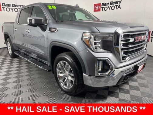 Satin Steel Metallic 2020 GMC Sierra 1500 SLT