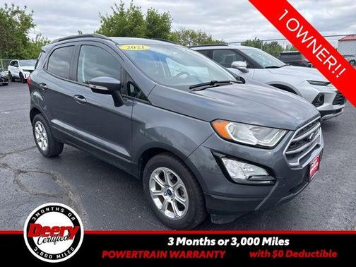Smoke Metallic 2021 Ford EcoSport SE