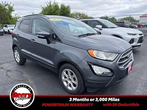 Smoke Metallic 2021 Ford EcoSport SE