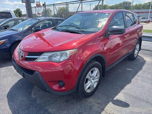 Red 2015 Toyota RAV4 LE