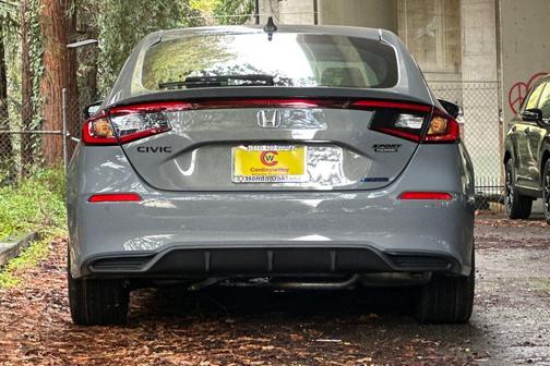 Gray 2026 Honda Civic Hybrid Sport Touring
