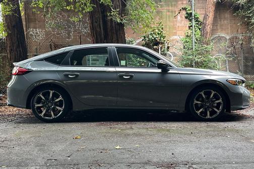 Gray 2026 Honda Civic Hybrid Sport Touring