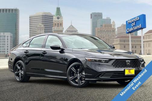 Crystal Black Pearl 2026 Honda Accord Hybrid Sport-L