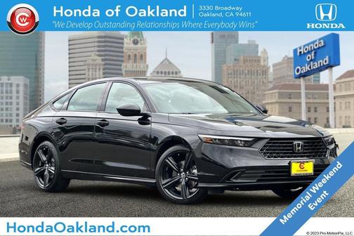 Crystal Black Pearl 2026 Honda Accord Hybrid Sport-L