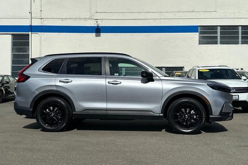 Lunar Silver Metallic 2024 Honda CR-V Hybrid Sport AWD
