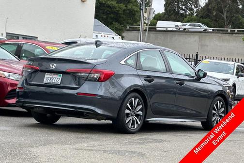 Meteorite Gray Metallic 2023 Honda Civic EX
