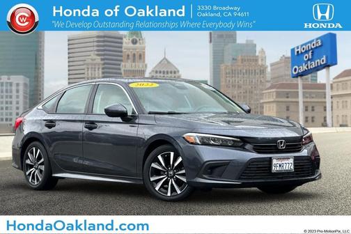 Meteorite Gray Metallic 2023 Honda Civic EX