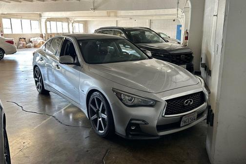 Liquid Platinum 2018 INFINITI Q50 3.0t Sport