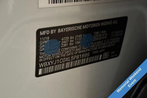 Alpine White 2020 BMW X2 xDrive28i
