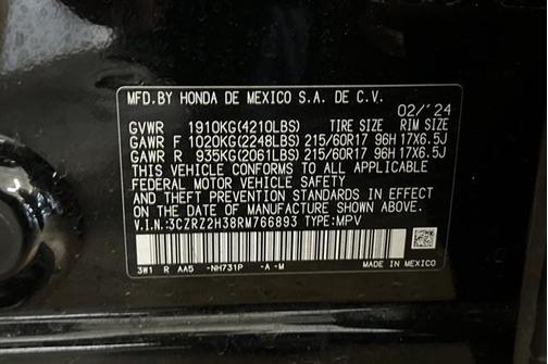 2024 Honda HR-V LX