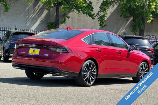 Radiant Red 2026 Honda Accord Hybrid Touring